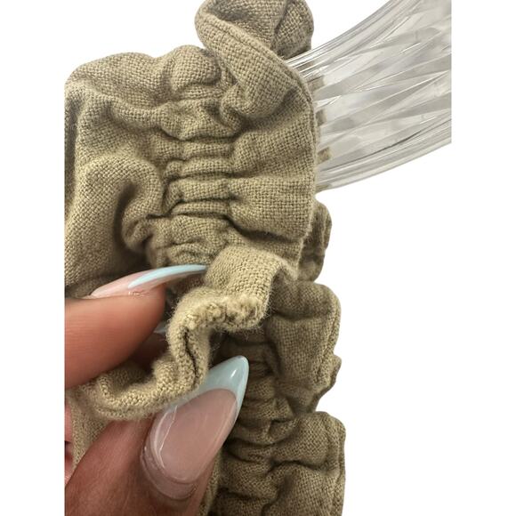 Nobody's Child Jumpsuit Beige Smocked Back Short Sleeve Casual Basic Size 10 - Picture 3 of 16